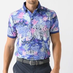 🔮 Greyson - Savannah Nights 'Kingfisher' Polo